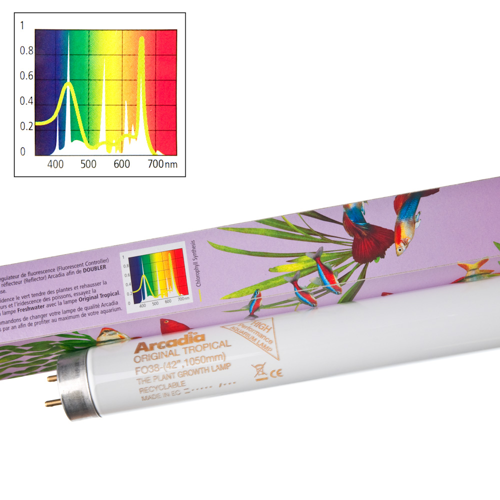 arcadia tl buis 'original tropical'     15 w, lengte 43,8 cm