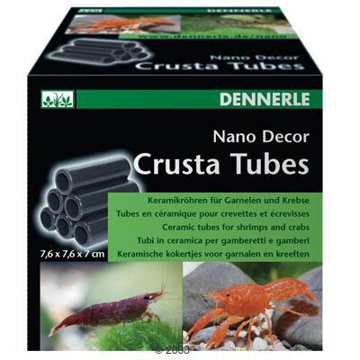 dennerle nano decor crusta tubes     6er tube klein   s6