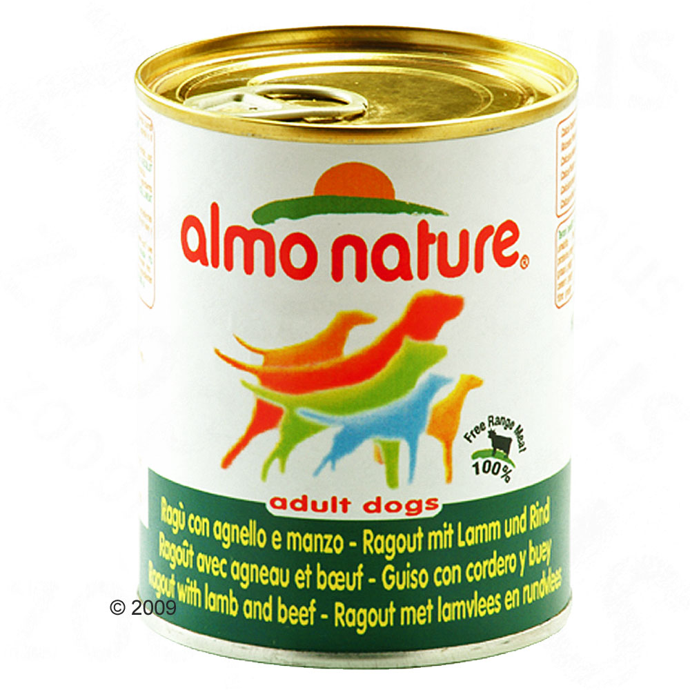 almo nature 6 x 340 g      ragout met lam   rund