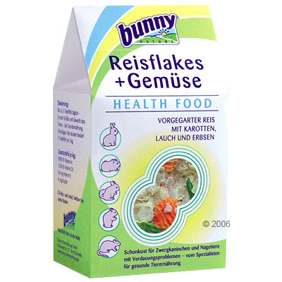 bunny rijstflakes   groente     100 g