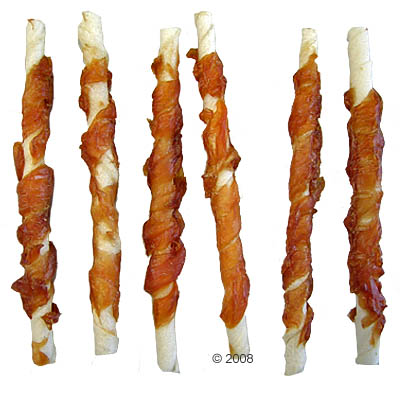 cookieŽs delicatesse kauwrolletjes met reepjes kipfilet     200 g