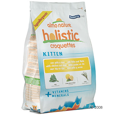 almo nature holistic kitten kip & rijst     12 kg