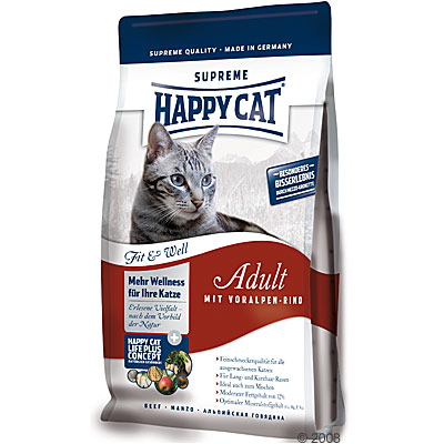 Happy cat fit & well adult voor alpen rund     4 kg van kantoor artikelen tip.