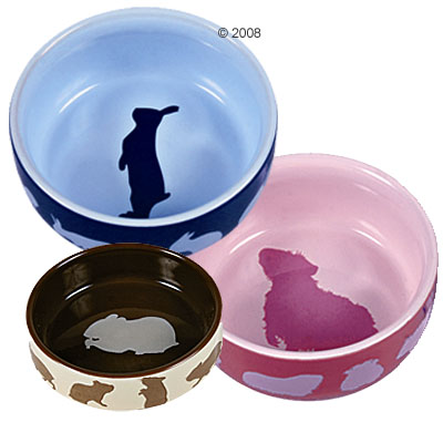 aardewerk nap voor knaagdieren     cavia 250 ml, Ã˜ 11 cm