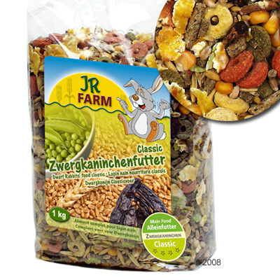 jr farm dwerkonijnenvoer standaard 3 kg