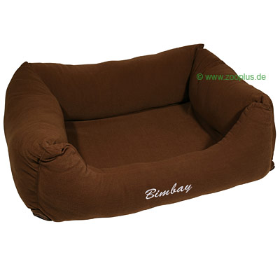 hondenbed bimbay bruin      l 100 x b 85 x h 28 cm