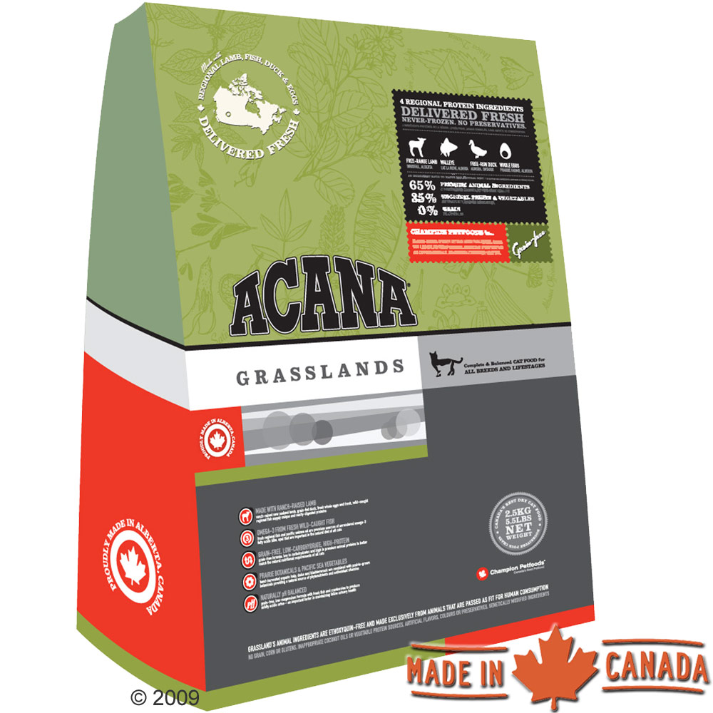 acana grasslands kattenvoer     2,5 kg