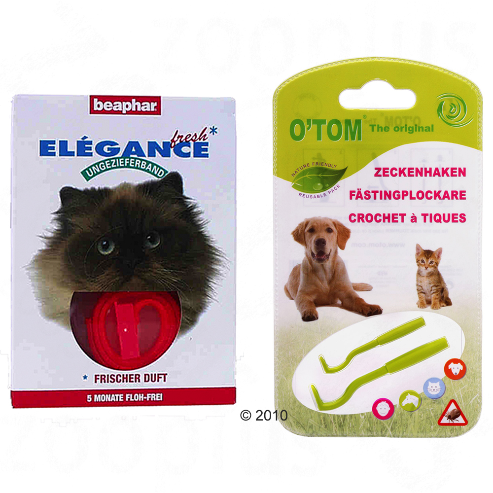 2 x elegant fresh ongediertehalsband   tekenhaak     2 x vlooienband   tekenhaak