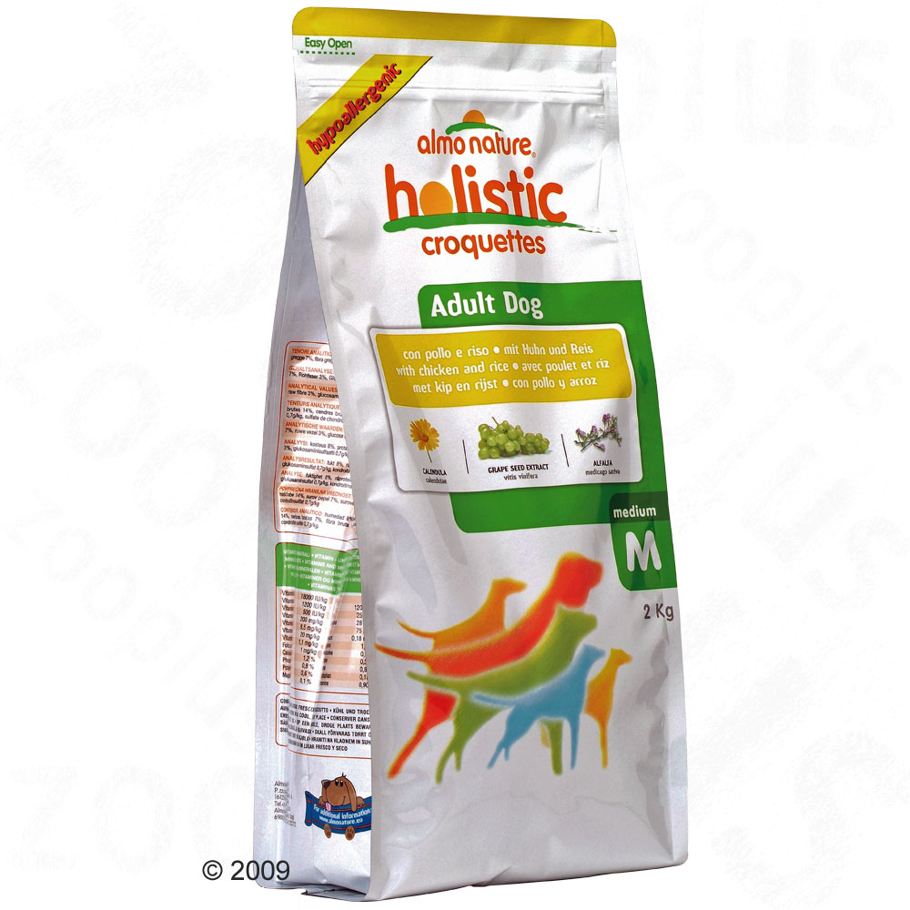 Almo nature adult kip & rijst medium     12 kg van kantoor artikelen tip.