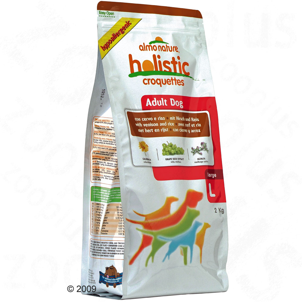 almo nature adult hert & rijst large     12 kg