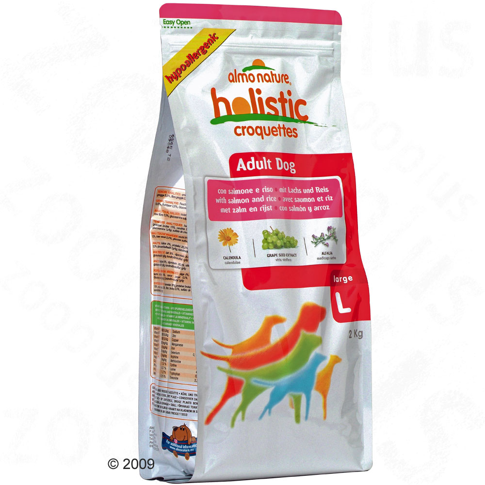 almo nature adult zalm & rijst large     12 kg