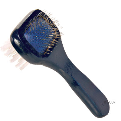 trixie softborstel van hout     l 13 x b 6 cm