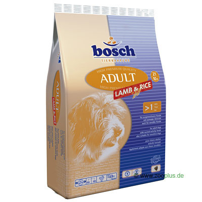 bosch adult lam & rijst      15 kg