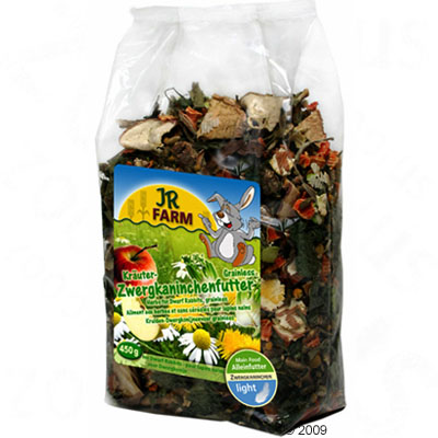 jr farm kruiden dwergkonijnenvoer grainless     450 g