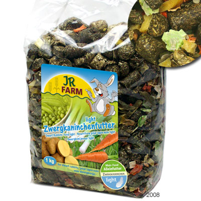 jr farm dwergkonijnenvoer light      2,5 kg