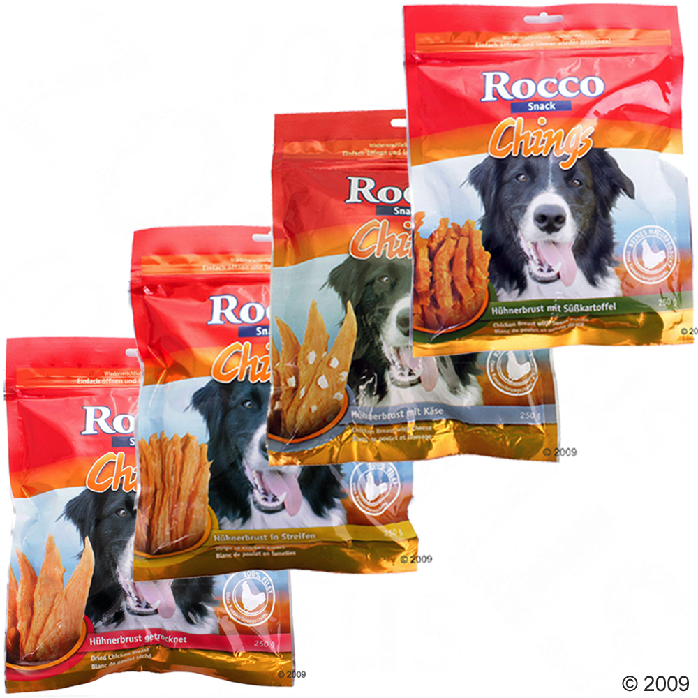 probeerpakket rocco chings 4 x 250 g     probeerpakket 4 x 250 g