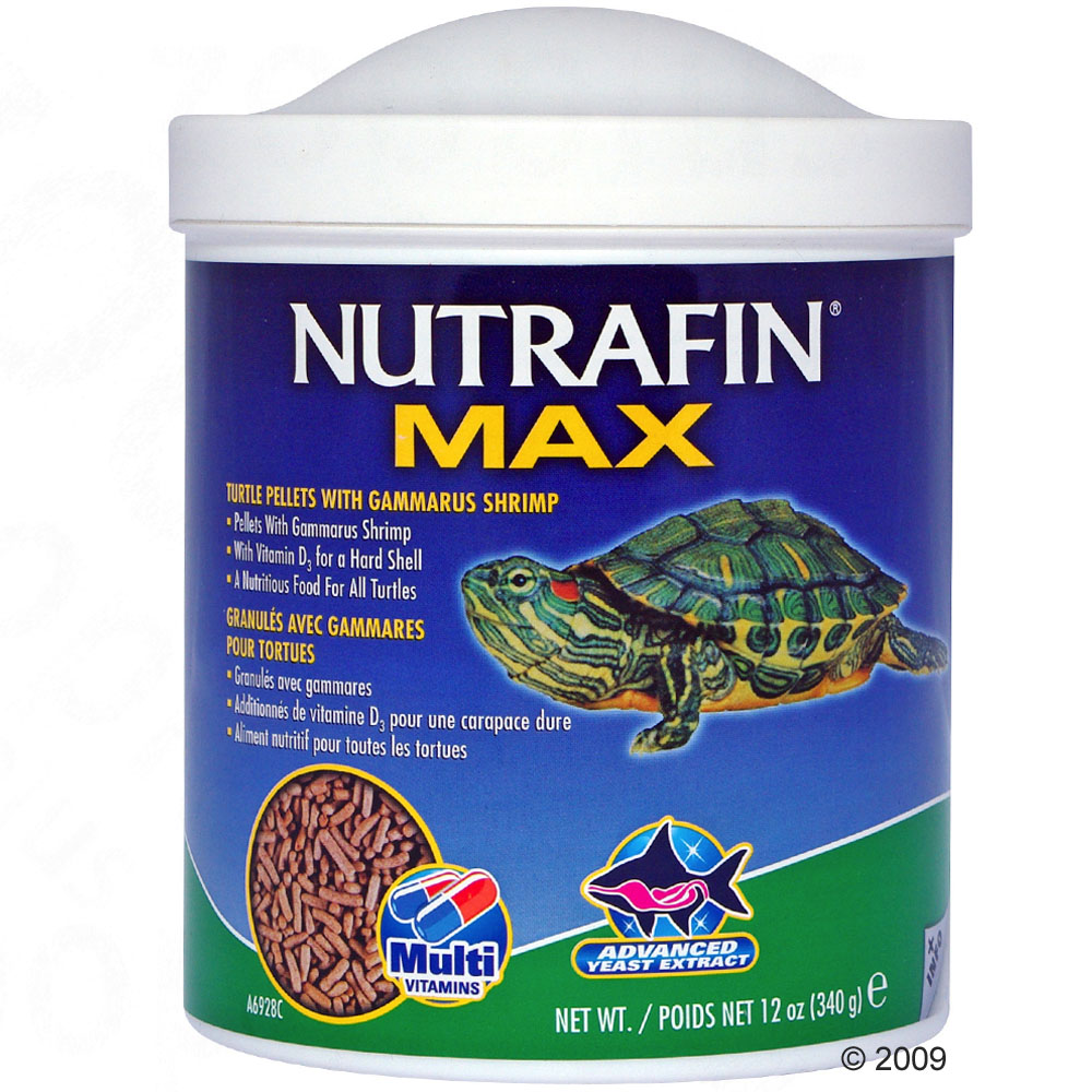 nutrafin max schildpadden pellets met gammarus garnalen     340 g