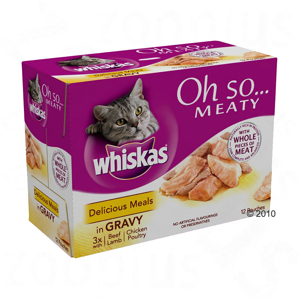Whiskas oh so... 12 x 85 g maaltijdzakjes     meaty senior van kantoor artikelen tip.