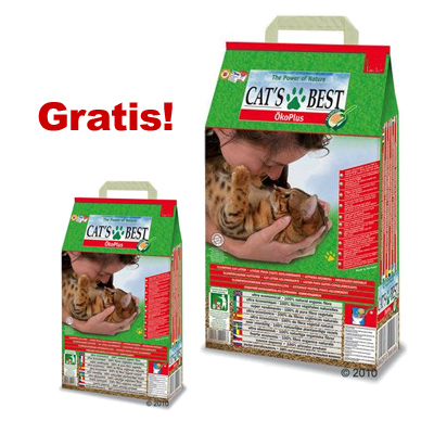 cat's best eco plus kattengrit 40 l   5 l gratis!     40 l   5 l gratis!