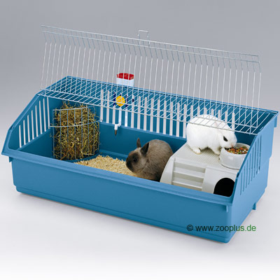 ferplast konijnenkooi rabbit 100 deluxe     onderbak beige