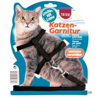  Trixie kattentuig met klik-afsluiting - - 1 stuk (tuig en riem) 
