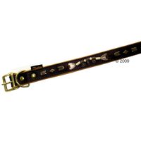  Heim halsband Buffalo - - 45 cm halsomvang, 25 mm breed 