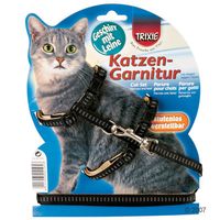  Trixie Softline Elegance kattentuig met lijn - - 1 stuk 