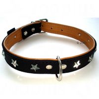  Leren halsband Stars - - 60 cm, 25 mm 
