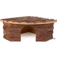  Trixie hoekhuis Jesper - - voor dwergkonijntjes: L 42 x B 30 x H 15 cm 