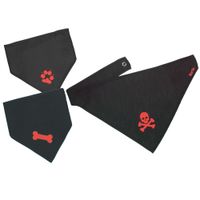 Hondenhalsdoek met motief - - 40 tot 50 cm halsomvang 