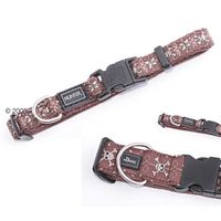  Hunter halsband Krazy Scull Flower Vario Basic - - maat XS: 22 - 35 cm halsomvang 