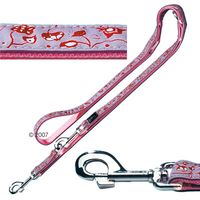  Hunter halsband Krazy Tropical Garden - - 2 cm breed, 200 cm lang 