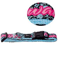  Hunter halsband Krazy Hawaii Dog - - maat M: 40 - 55 cm halsomvang 