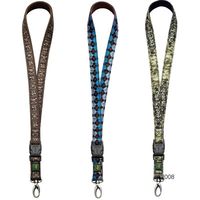  Hunter keycord Krazy - - Scull Flower (bruin met bloemenprint) 