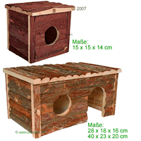  Trixie Blokhut Jerrik - - 40 x 23 x 20 cm 