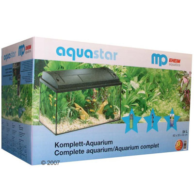 MP Aquastar 60 Aquariumset Stellingkast 60 50 SB, zwart, zonder aquarium
