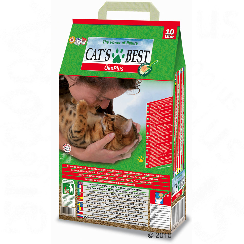 cat's best eco plus kattengrit      10 l (ca. 4,5 kg)