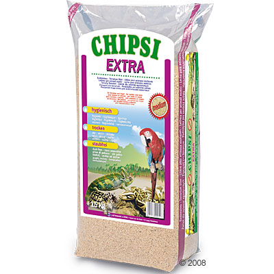chipsi extra beukenhoutspaanders 15 kg, medium korreling