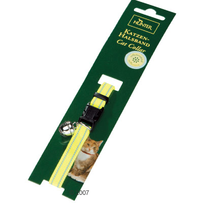 hunter kattenhalsband flashlight     geel
