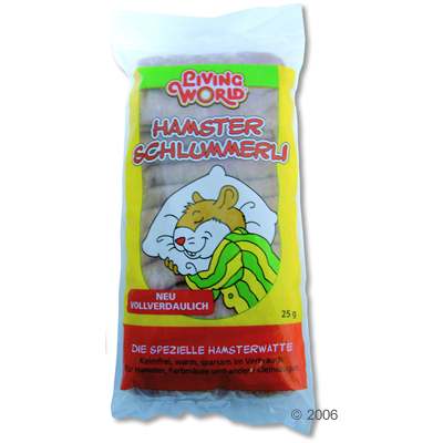 hamster bedmateriaal     3 x 25 g