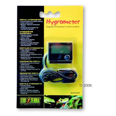 hagen exo terra led hygrometer     1 stuk