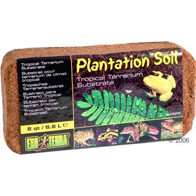 Hagen Tropisches Terrarium Substraat Plantation Soil 3 x 8,8 l