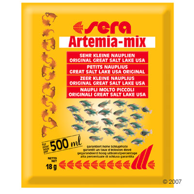 sera artemia mix levend voer     18 g