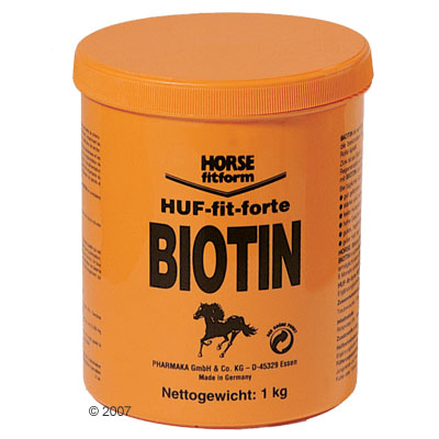 horse fitform biotin hoef fit forte supplementvoer     1 kg