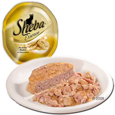 sheba essence 6 x 85 g     gesmoorde filetrepen met tonijn