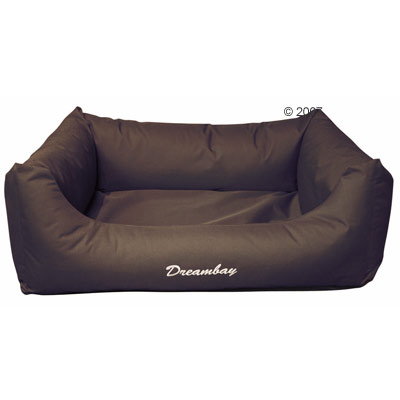 hondenbed dreambay bruin     l 100 x b 80 x h 27 cm