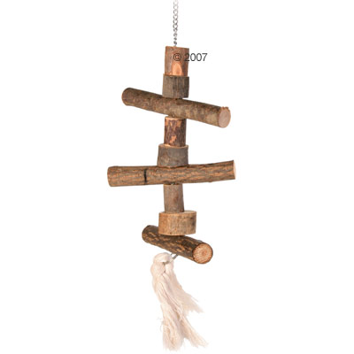 trixie klimuitrusting voor grote parkieten natural living     40 cm
