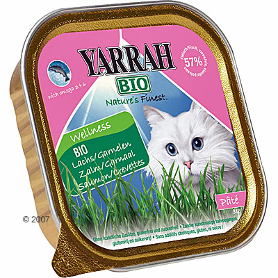 yarrah bio wellness pat 6 x 100 g     kip & kalkoen met aloe vera