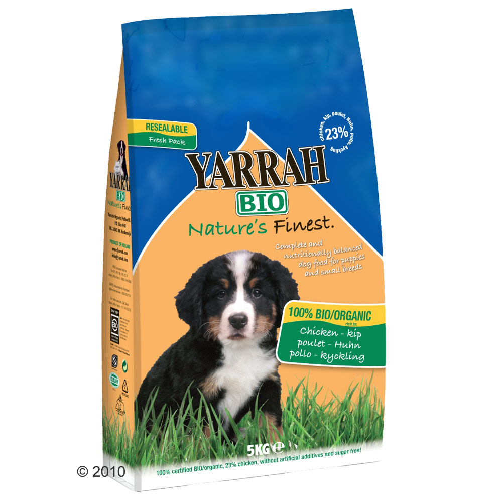 yarrah biologische brokken voor pups en kleine rassen     5 kg