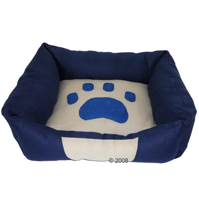 hondenbed sleep well     l 55 x b 45 x h 16 cm (blauw beige)